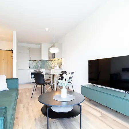 Appartamento Glow Apartments, Letnica - Bursztynowa Zatoka&przystan Letnica