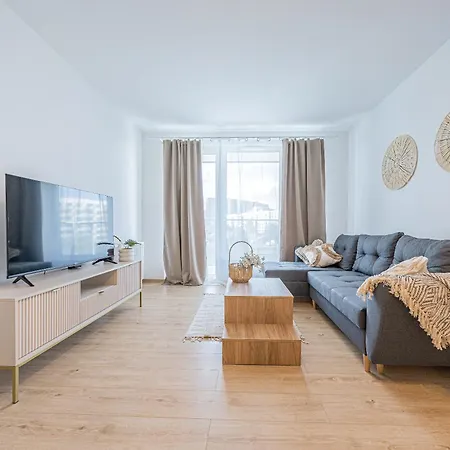 Appartamento Glow Apartments, Letnica - Bursztynowa Zatoka&przystan Letnica