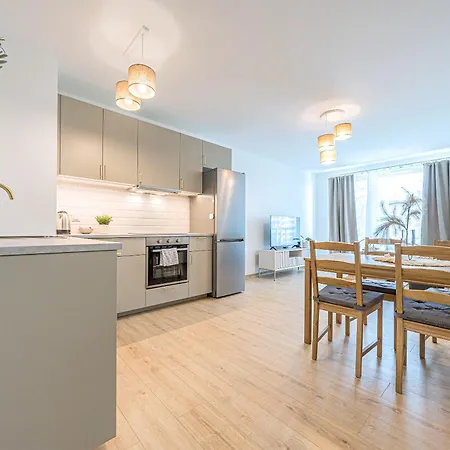 Appartamento Glow Apartments, Letnica - Bursztynowa Zatoka&przystan Letnica *