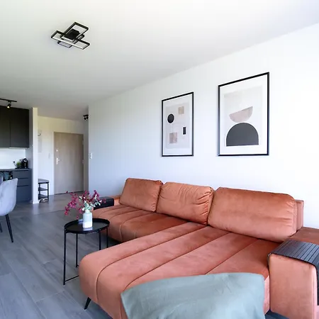 Appartamento Glow Apartments, Letnica - Bursztynowa Zatoka&przystan Letnica