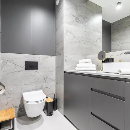 Appartamento Glow Apartments, Letnica - Bursztynowa Zatoka&przystan Letnica