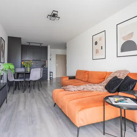 Appartamento Glow Apartments, Letnica - Bursztynowa Zatoka&przystan Letnica