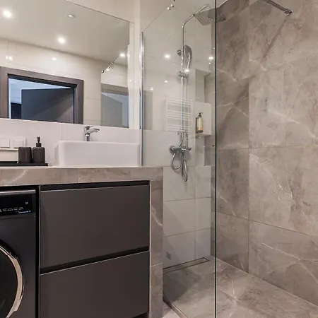 Appartamento Glow Apartments, Letnica - Bursztynowa Zatoka&przystan Letnica