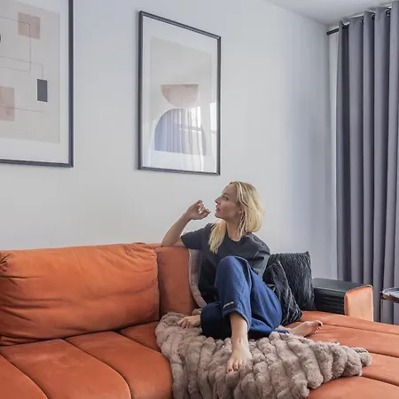 Appartamento Glow Apartments, Letnica - Bursztynowa Zatoka&przystan Letnica Danzica