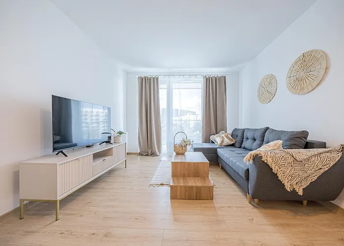 شقة Glow Apartments, Letnica - Bursztynowa Zatoka&przystan Letnica