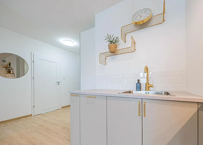 Apartament Glow Apartments, Letnica - Bursztynowa Zatoka&przystań Letnica