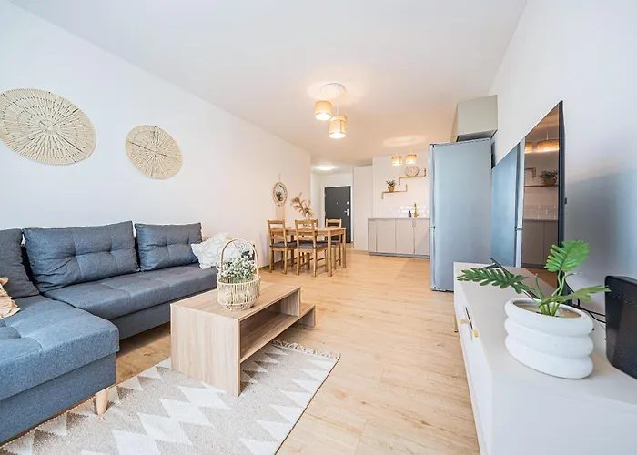 شقة Glow Apartments, Letnica - Bursztynowa Zatoka&przystan Letnica *