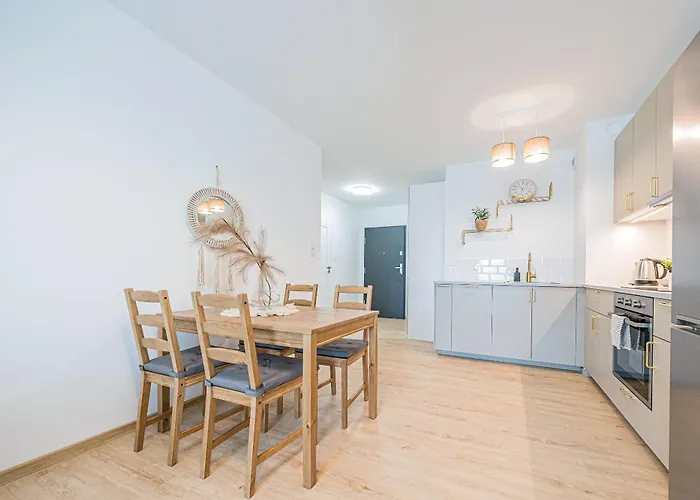 Apartament Glow Apartments, Letnica - Bursztynowa Zatoka&przystań Letnica *