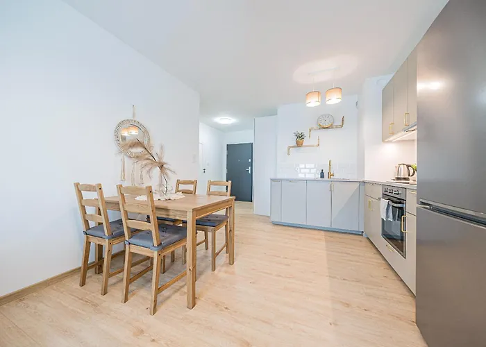 شقة Glow Apartments, Letnica - Bursztynowa Zatoka&przystan Letnica