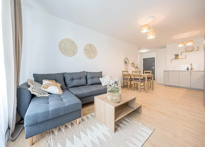 شقة Glow Apartments, Letnica - Bursztynowa Zatoka&przystan Letnica *