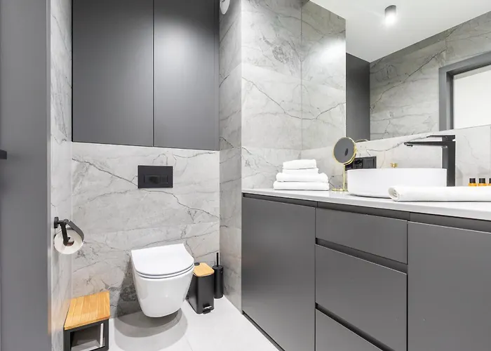 شقة Glow Apartments, Letnica - Bursztynowa Zatoka&przystan Letnica