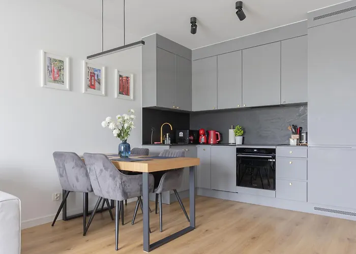 شقة Glow Apartments, Letnica - Bursztynowa Zatoka&przystan Letnica