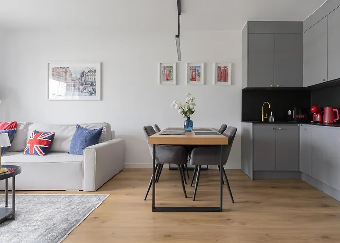 شقة Glow Apartments, Letnica - Bursztynowa Zatoka&przystan Letnica *