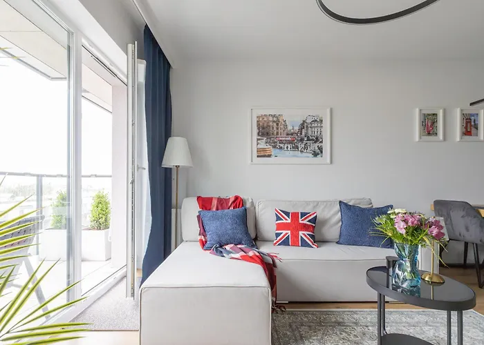 Glow Apartments, Letnica - Bursztynowa Zatoka&przystan Letnica شقة غدانسك