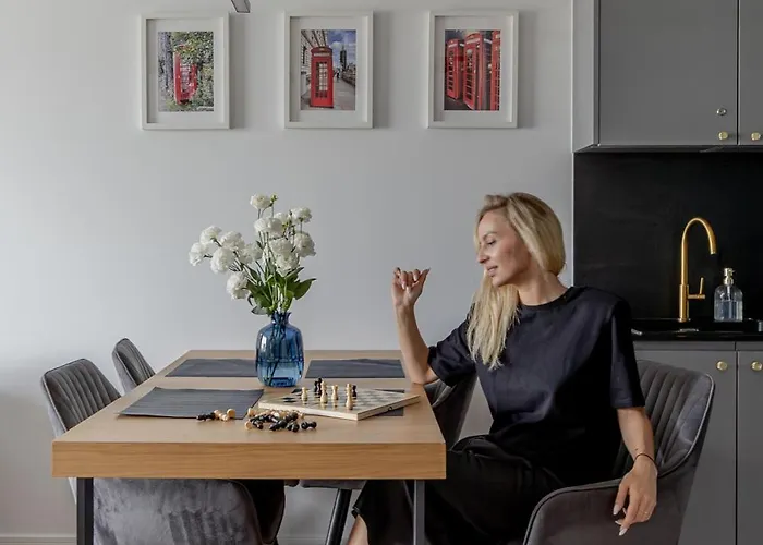 شقة Glow Apartments, Letnica - Bursztynowa Zatoka&przystan Letnica غدانسك