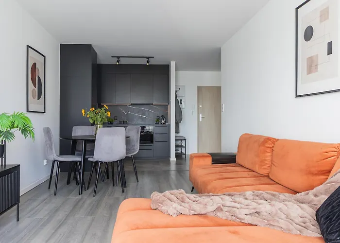 شقة Glow Apartments, Letnica - Bursztynowa Zatoka&przystan Letnica غدانسك