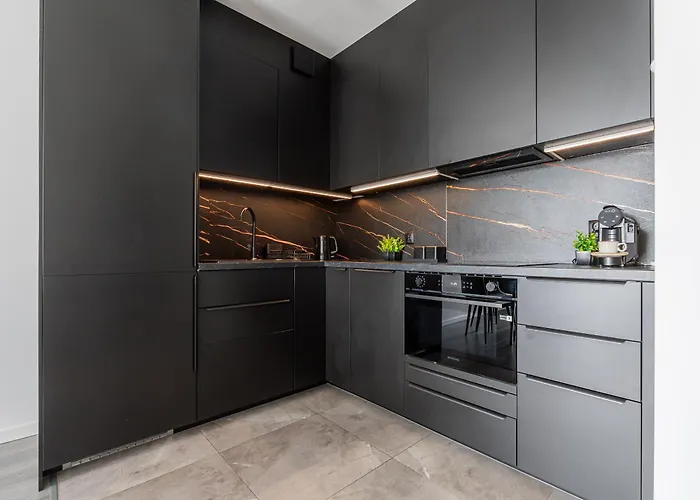 Glow Apartments, Letnica - Bursztynowa Zatoka&przystan Letnica شقة غدانسك