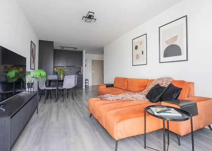 Apartament Glow Apartments, Letnica - Bursztynowa Zatoka&przystań Letnica