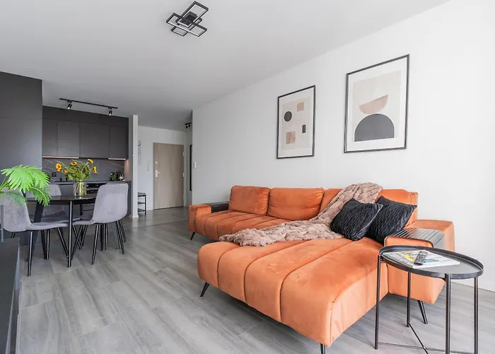 شقة Glow Apartments, Letnica - Bursztynowa Zatoka&przystan Letnica غدانسك