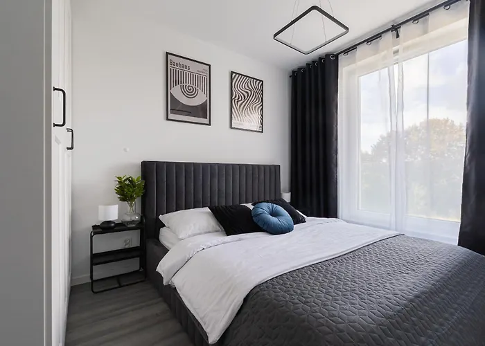 شقة Glow Apartments, Letnica - Bursztynowa Zatoka&przystan Letnica غدانسك